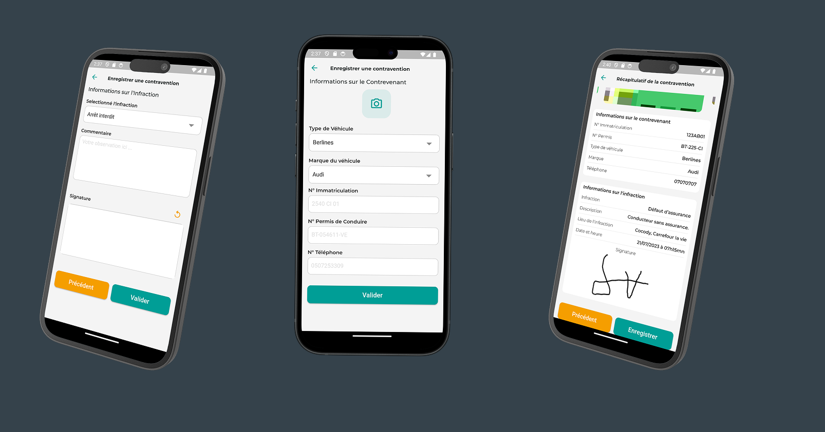 E-Contravention Mobile New Contravention